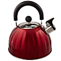 Mr. Coffee 2.1-Quart Whistling Tea Kettle, Twining, Red
