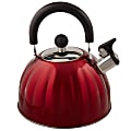 Mr. Coffee 2.1-Quart Whistling Tea Kettle, Twining, Red 1 thumbnail image
