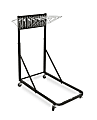 Alpine AdirOffice Blueprint Vertical File Rolling Stand, 46”H x 27”W x 28-1/2”D, Black 1 thumbnail image