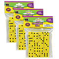 Teacher Created Resources Foam Traditional Dice, 3/4", Yellow, Grades K-4, 20 Dice Per Pack, Case Of 3 Packs 1 thumbnail image