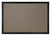 Office Depot® Brand Cork Bulletin Board, 24" x 36", Black Finish Frame 1 thumbnail image
