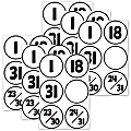 Teacher Created Resources Calendar Days, Black & White, 36 Cards Per Pack, Set Of 6 Packs 1 thumbnail image