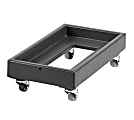 Cambro Camdolly Milk Crate Dolly, 8" x 16", Black 1 thumbnail image