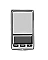 Insten Digital Pocket Scale, 0.01 - 17.6 Oz, Gray