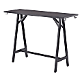 Safco® Spark Tabletop For Standing-Height Teaming Table, 60", Black