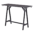 Safco® Spark Tabletop For Standing-Height Teaming Table, 60", Black 1 thumbnail image