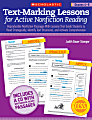Scholastic Text-Marking Lessons For Active Nonfiction Reading For Grades 4–8 1 thumbnail image