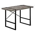 Monarch Specialties Randy 49"W Computer Desk, Concrete/Black