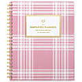 Simplified by Emily Ley for AT-A-GLANCE® Academic 2026-2027 Customizable Weekly Monthly Planner, Oversized Plaid, Large, 8 1/2" x 11" 1 thumbnail image