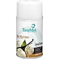 TimeMist Metered 30-Day Vanilla Cream Scent Refill - Spray - 6000 ft³ - 5.3 fl oz (0.2 quart) - Vanilla Cream - 30 Day - 1 Each - Long Lasting, Odor Neutralizer 1 thumbnail image