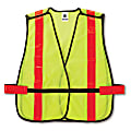 Ergodyne GloWear® Safety Vest, Non-Certified X-Back 8080BAX, Lime