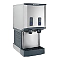 Hoffman Scotsman Meridian Counter-Top Air-Cooled Ice Machine And Water Dispenser, Silver