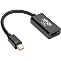 Eaton Tripp Lite Series Keyspan Mini DisplayPort 1.2 to HDMI Active Adapter - M/F, 4K x 2K @ 60 Hz, Thunderbolt 1/2, Black mDP to HDMI 1 thumbnail image