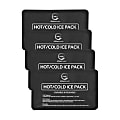 AllSett Health® Reusable Soft Gel Packs For Injuries, 10” x 6”, Black, Pack Of 4 Gel Packs 1 thumbnail image