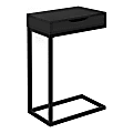Monarch Specialties Mona Accent Table, 24-1/2"H x 16"W x 10-1/4"D, Black 1 thumbnail image