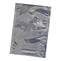 Partners Brand Unprinted Open End Static Shielding Bags, 4" x 6", Transparent, Case Of 100