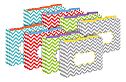 Barker Creek Tab File Folders, Letter Size, Beautiful Chevron, Pack Of 24 Folders