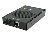 Perle S-1110PP-M2ST05 - Fiber media converter - GigE - 10Base-T, 1000Base-SX, 100Base-TX, 1000Base-T - ST multi-mode / RJ-45 - up to 1800 ft - 850 nm
