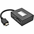 Eaton Tripp Lite series 2-Port HDMI to VGA Splitter Audio/Video Adapter 1920x1440 1080p - Video/audio splitter - P13106N2VAU 1 thumbnail image