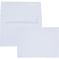 Quality Park Invitation Envelope - Announcement - #6 - 4 3/4" Width x 6 1/2" Length - 24 lb - Gummed - Paper - 100 / Box - White 1 thumbnail image