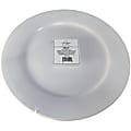 Hoffman Vertex China Ceramic Argyle Collection Rolled Edge Plates, 12", Bright White, Case Of 12 Plates 1 thumbnail image