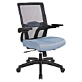 Office Star™ Space Seating 867 Series Ergonomic Mesh Mid-Back Chair, Blue/Black