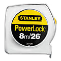 Powerlock® Tape Rules 1 in Wide Blade, 1 in x 8m/26 ft
