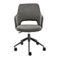 Eurostyle Darcie Office Chair, Charcoal/Black