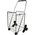 Helping Hand FQ39905 3-Wheel Stair-Climbing Folding Cart - 65 lb Capacity - 3 Casters - 40.3" Length x 21.2" Width x 3.7" Height 1 thumbnail image