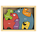 BeginAgain Toys Dog Family Bilingual Puzzle - Theme/Subject: Learning, Fun - 2+6 Piece