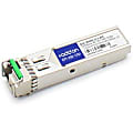 AddOn Cisco GLC-BX40-U-I Compatible TAA Compliant 1000Base-BX SFP Transceiver (SMF, 1310nmTx/1550nmRx, 40km, LC, DOM, Rugged) - 100% compatible and guaranteed to work