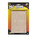 Master Caster® Scratch Guard Felt Pads, 1/2" x 5 7/8", Beige, Pack Of 16 1 thumbnail image