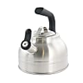Kenmore Elite 9.2-Cup Stainless Steel Whistling Tea Kettle, 8”H x 9”W x 10”D, Silver 1 thumbnail image