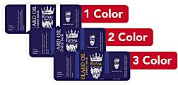 Custom 1, 2 Or 3 Color Printed Labels/Stickers, Rectangle, 1" x 2-5/8", Box Of 250 1 thumbnail image