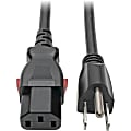 Eaton Tripp Lite Series Computer Power Cord, NEMA 5-15P to Locking C13 - 10A, 125V, 18 AWG, 1 ft. (0.31 m) - P006L01 1 thumbnail image