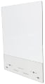 Deflect-O Polycarbonate Mounting Barriers, 38"H x 31-1/2"W x 1/8"D, Clear, Set Of 2 Barriers 1 thumbnail image