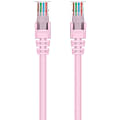 Belkin CAT6 Ethernet Patch Cable Snagless, RJ45, M/M - First End: 1 x RJ-45 Male Network - Second End: 1 x RJ-45 Male Network - 1 Gbit/s - Patch Cable - Gold Plated Connector - Gold Plated Contact - 24 AWG - Pink