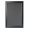 DesignOvations Bosc Framed Magnetic Chalkboard, 18-1/2” x 27-1/2”, Black, Black Plastic Frame 1 thumbnail image