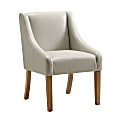 Office Star Monarch Faux Fabric Dining Chair, Cream Faux 1 thumbnail image
