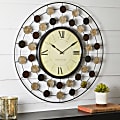 FirsTime® Shasta Wire Wall Clock, 20", Brown/Sage 1 thumbnail image