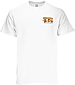 Custom Full-Color Cotton T-Shirt, White