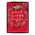 Markings by C.R. Gibson® Holiday Cards With Envelopes, 5" x 7", It's The Most Wonderful Time Of The Year, Pack Of 18 1 thumbnail image