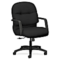 HON® Pillow Soft Executive Mid-Back Chair, Black