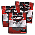 Jack Link's Zero Sugar Beef Jerky, Smoked Beef, 2.3 Oz, Pack Of 3 Bags
