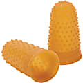 Swingline® Rubber Fingertips, #11, 9/16" Diameter, Amber, Box Of 12 1 thumbnail image