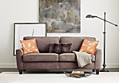 Serta® Astoria Deep-Seating Sofa, 78", Tan/Espresso 1 thumbnail image