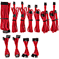 Corsair Premium Individually Sleeved PSU Cables Pro Kit Type 4 Gen 4 - Red - For Power Supply - Red - 20