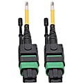 Eaton Tripp Lite Series MTP/MPO (APC) Singlemode Patch Cable (F/F), 12 Fiber, 40/100 GbE, QSFP+ 40GBAS - N39001M12AP 1 thumbnail image