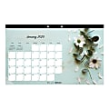Blueline® Romantic Collection Monthly Desk Pad Calendar, 17-3/4" x 10-7/8'', Colorful Image changes every month, January to December 2020