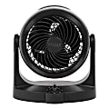 IRIS Woozoo Circulator Desk Fan, 5-1/2", Black